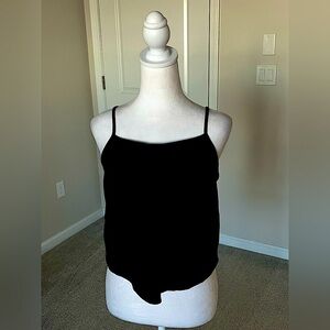 NWOT Abound Black Cropped Tank Size 2X